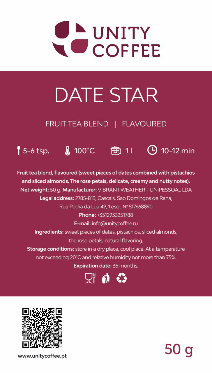 Fruit tea blend Date star