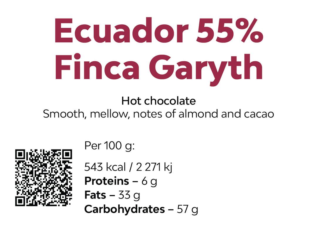 ECUADOR 55% cocoa